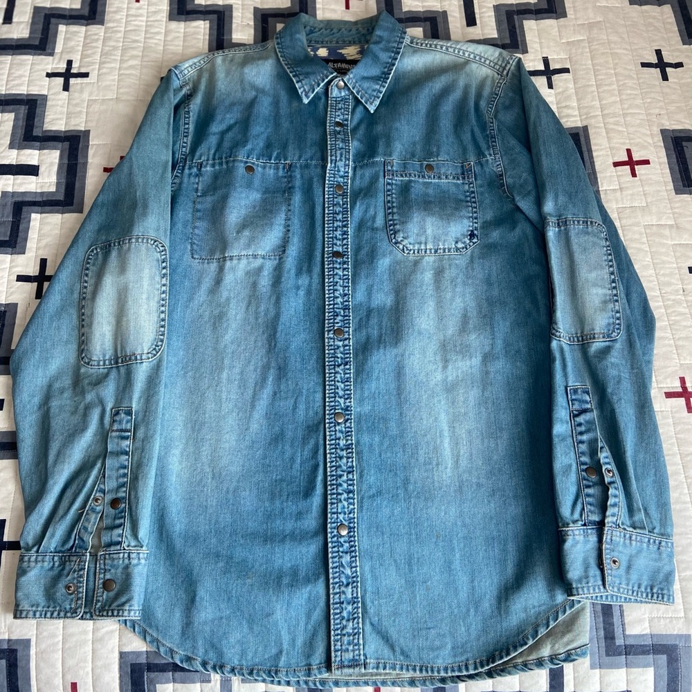 ALTAMONT XL LONG SLEEVE DENIM SHIRT